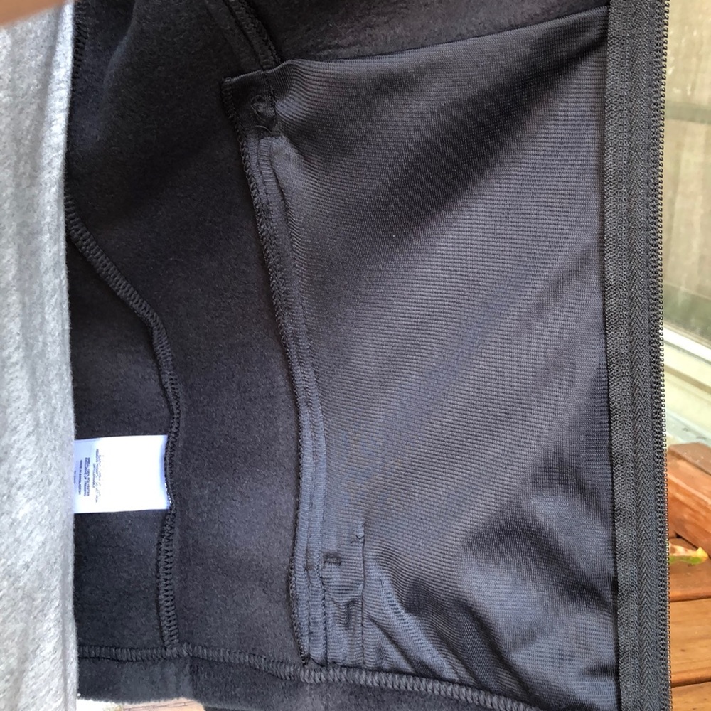 Columbia fleece youth large dark gray NWT zip YL - Picture 4 of 7